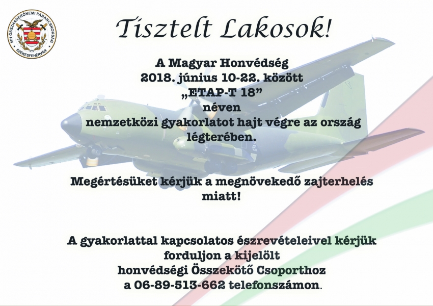 Lakossági tájékoztatás