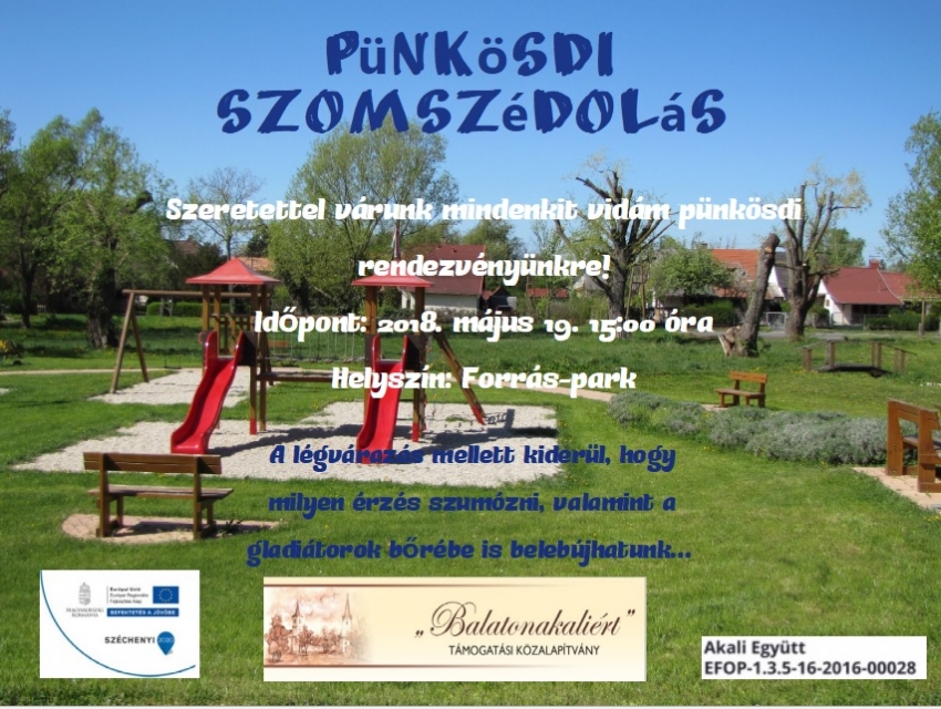 Pünkösdi szomszédolás