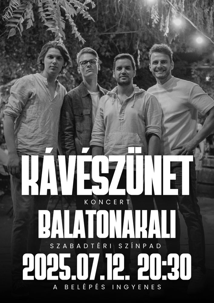 Kávészünet!