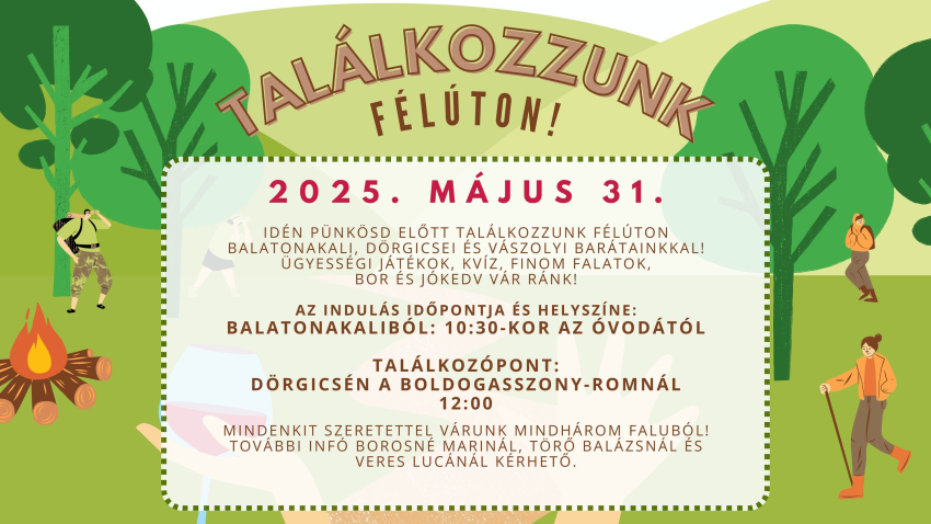 Tavaszi túra és szomszédolás
