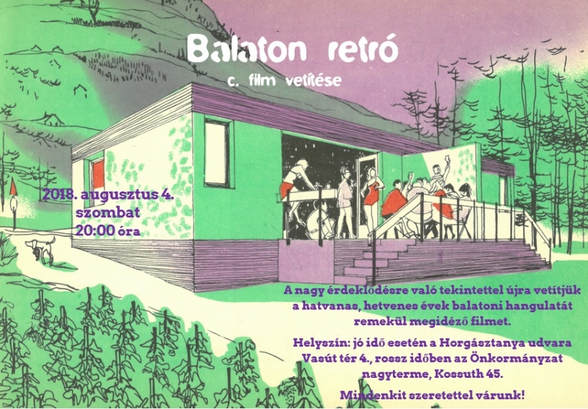 Filmvetítés - Balaton retró