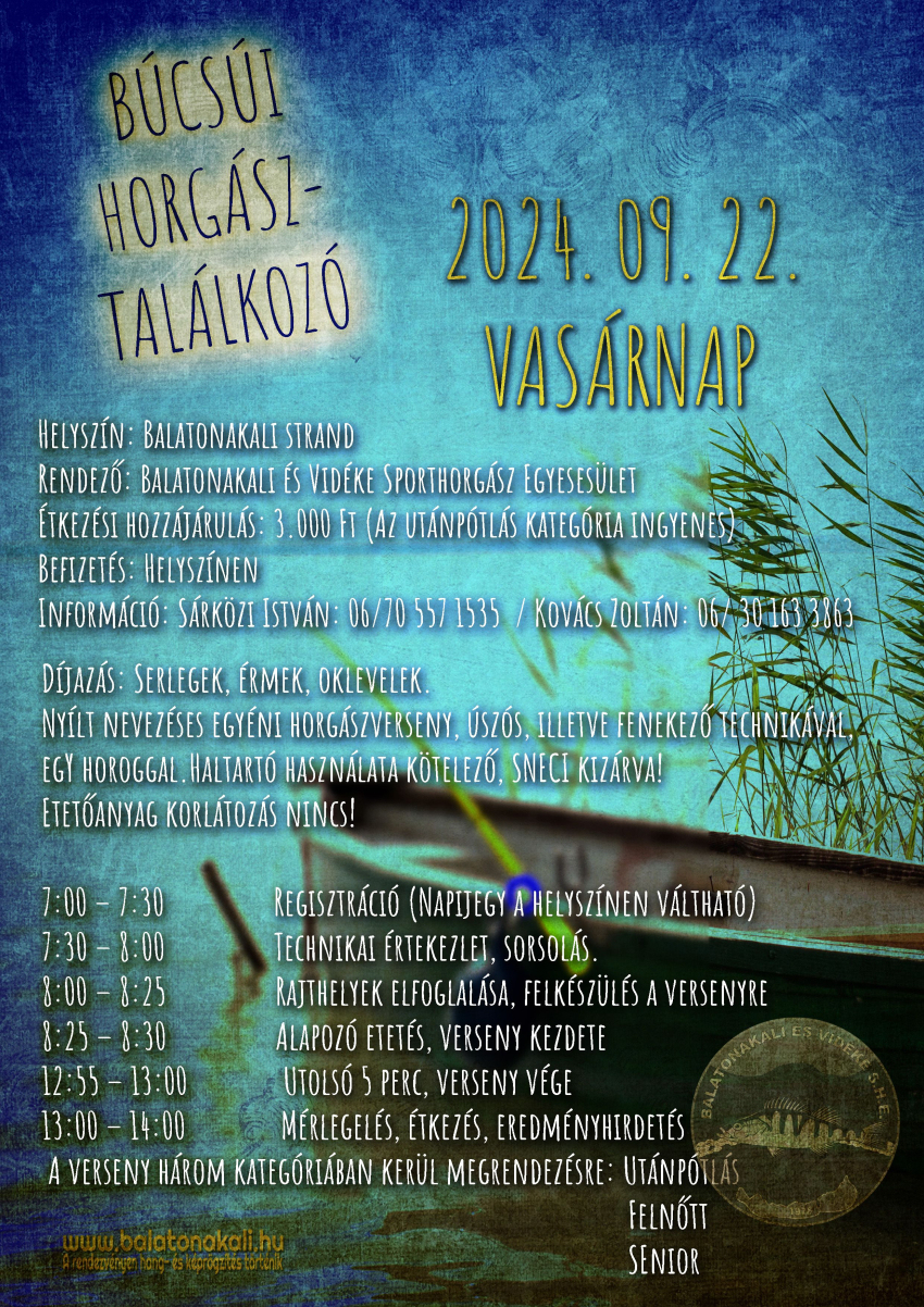 Búcsúi horgászverseny
