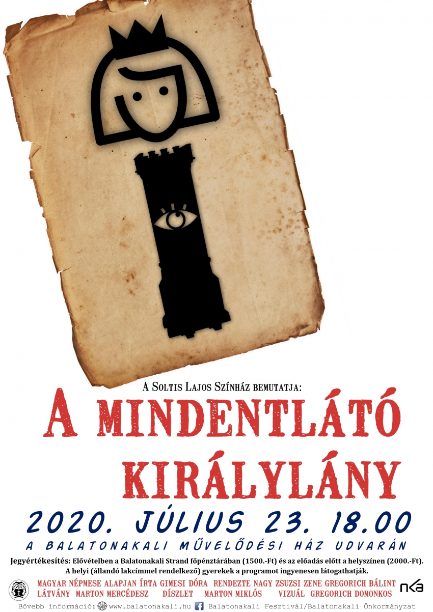  A Soltis Lajos Színház A mindent látó királylány c. meseelőadása 