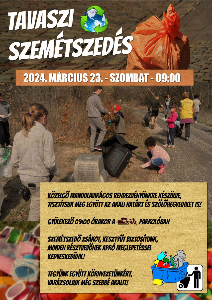 Tavaszi szemétszedés
