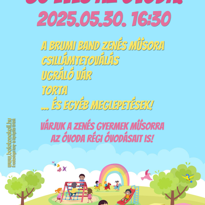 30 éves az óvoda!