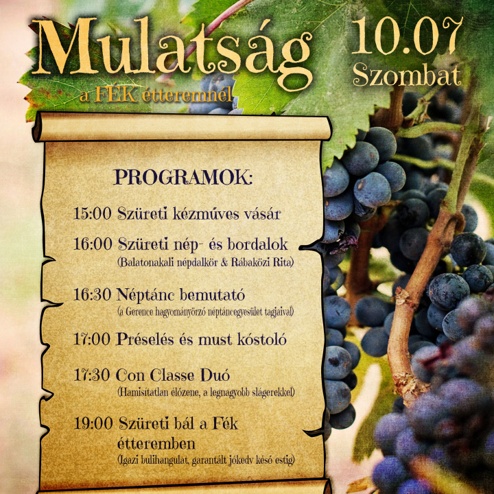 Szüreti mulatság