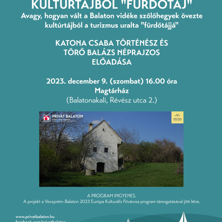 KULTÚRTÁJBÓL "FÜRDŐTÁJ"