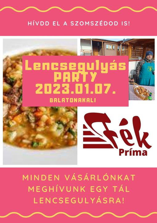 Lencsegulyás party