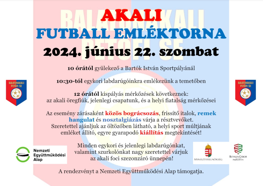 Az akali foci ünnepe
