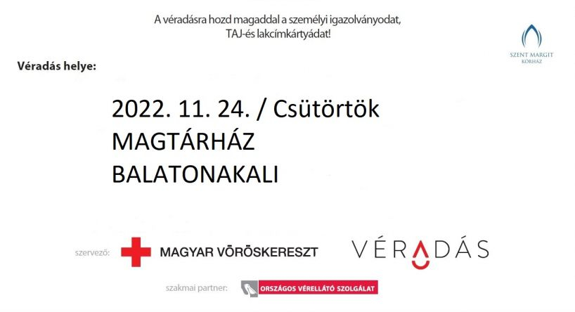 Véradás a Magtárházban