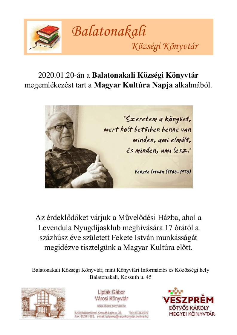 A Magyar Kultúra Napja