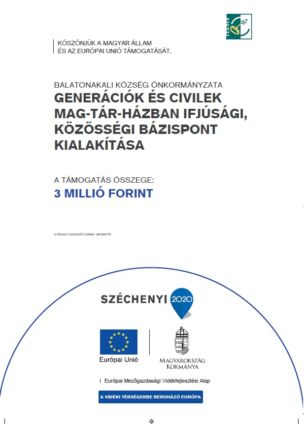 Jelenleg futó Európai Uniós támogatással megvalósuló projektjeink