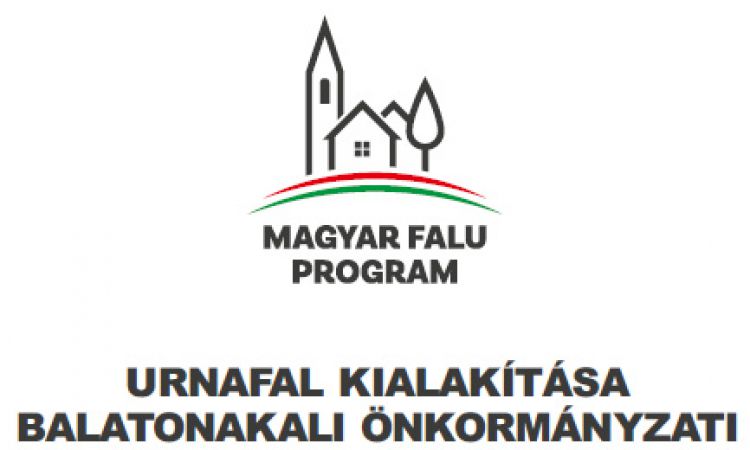 Urnafal kialakítása Balatonakali önkormányzati temetőjében