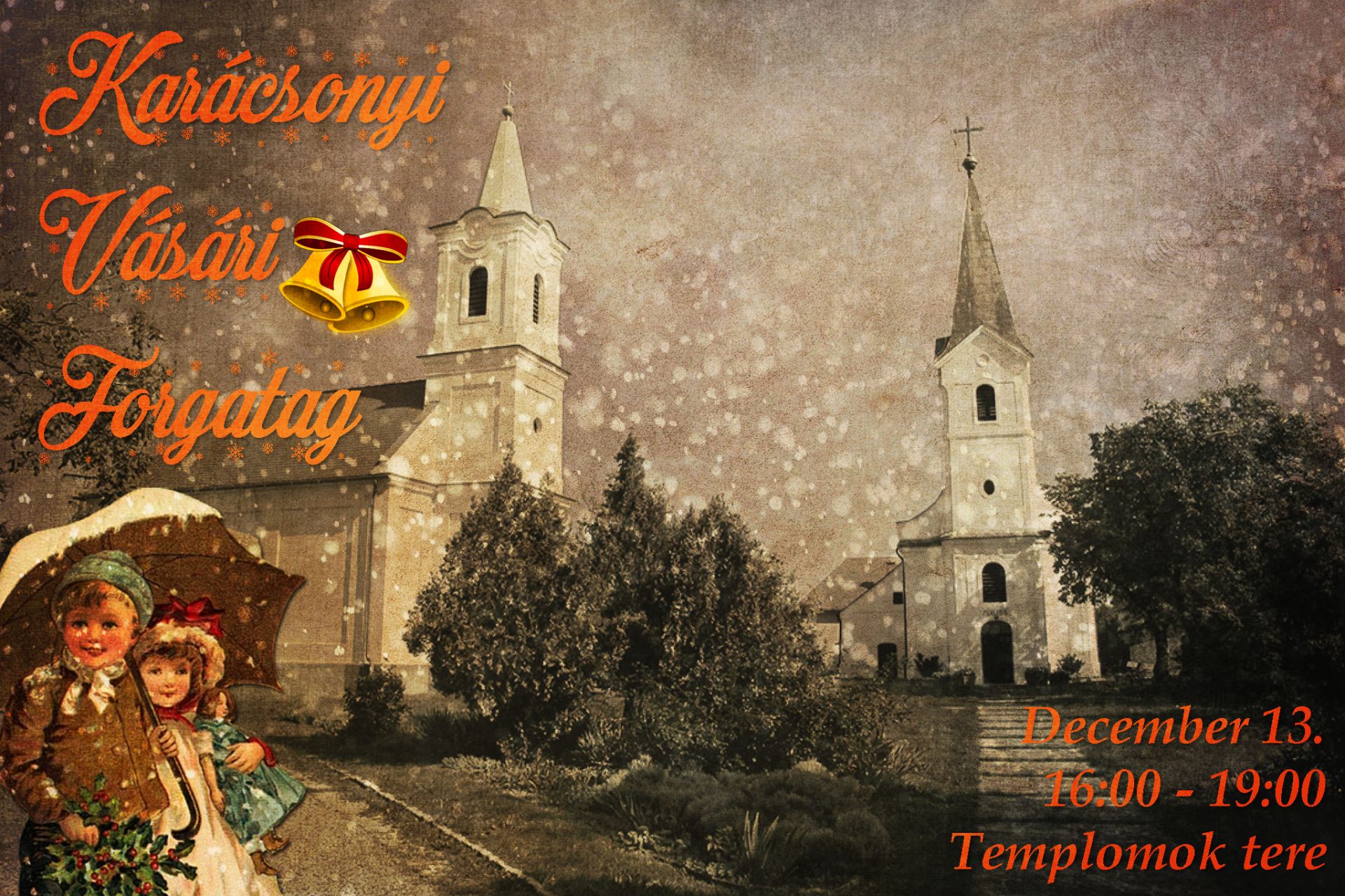 Karácsonyi vásári forgatag