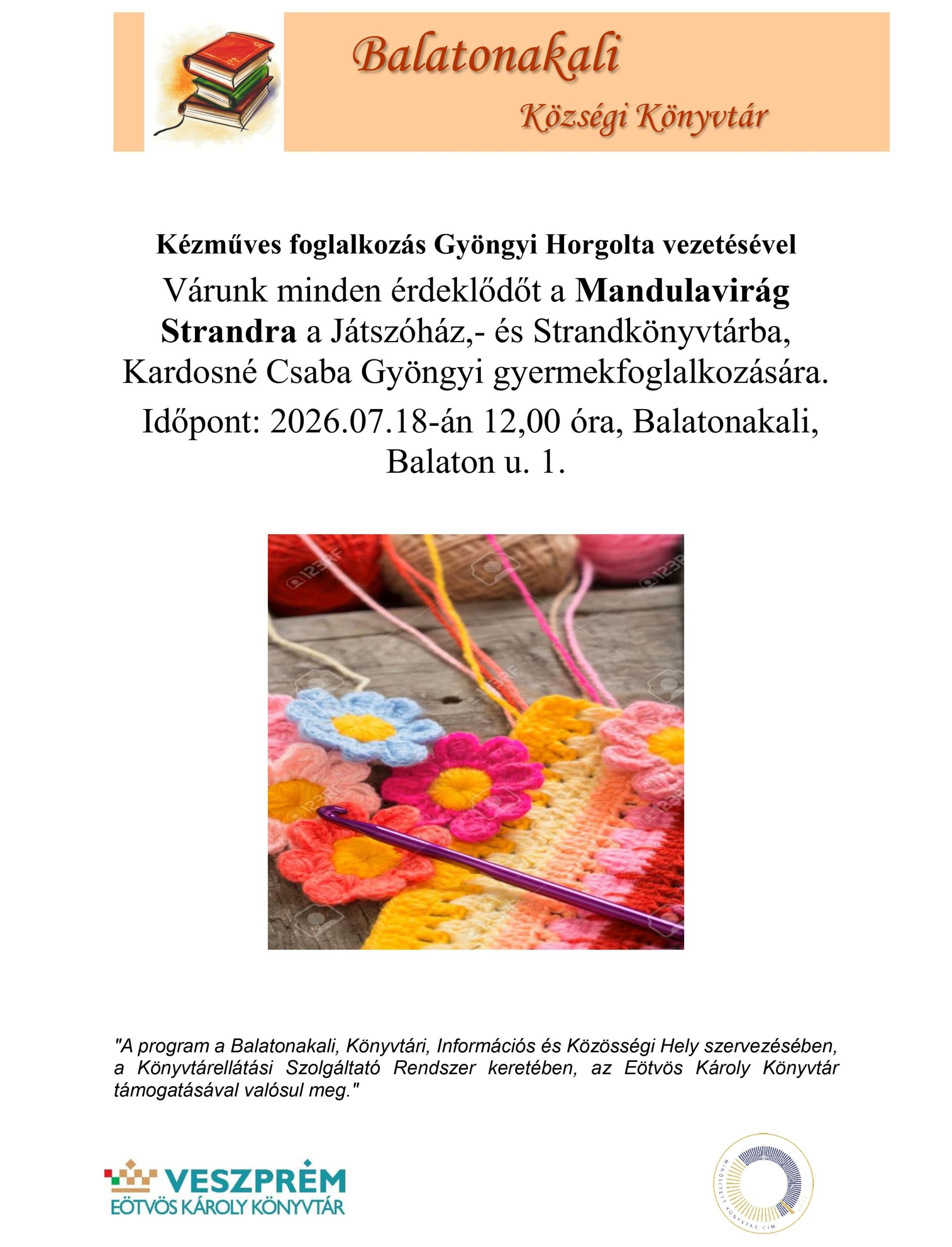 Horoglásos kézműves foglalkozás
