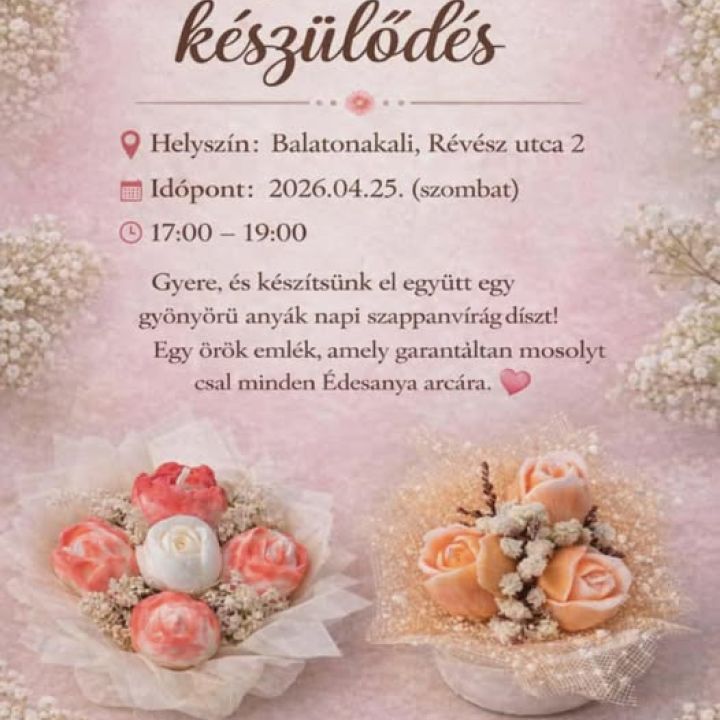 Anyáknapi kézműves foglalkozás