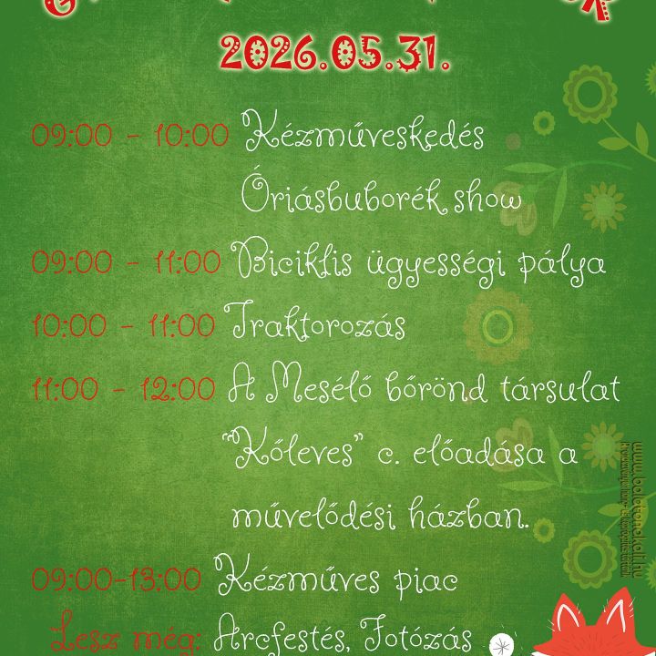 Gyereknapi meseelőadás