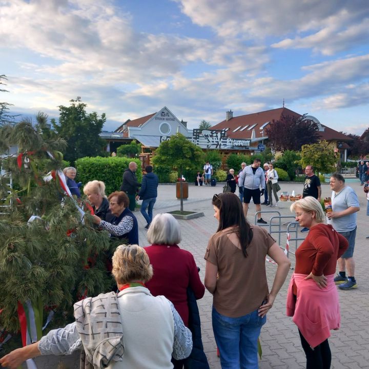 Májusfa kitáncolás