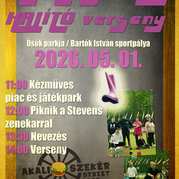 Gumicselló hajító verseny