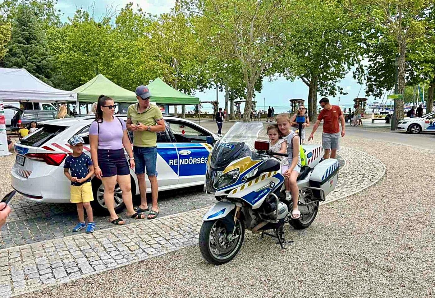 Rendőrök a gyermeknapi rendezvényeken