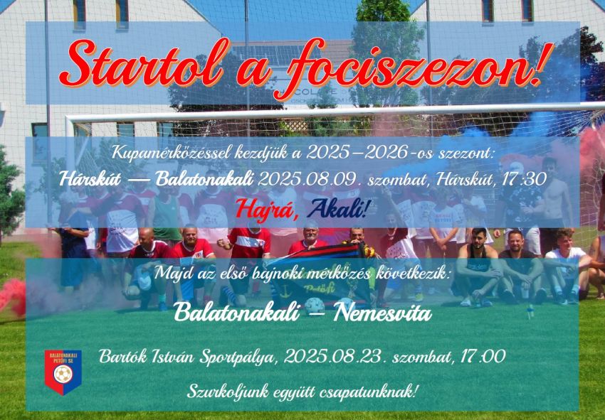 Startol a fociszezon