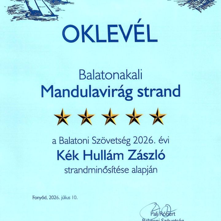 5 csillagos a strand!