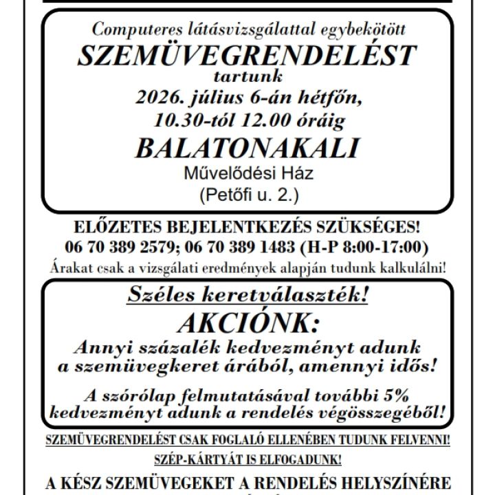 Látásvizsgálat