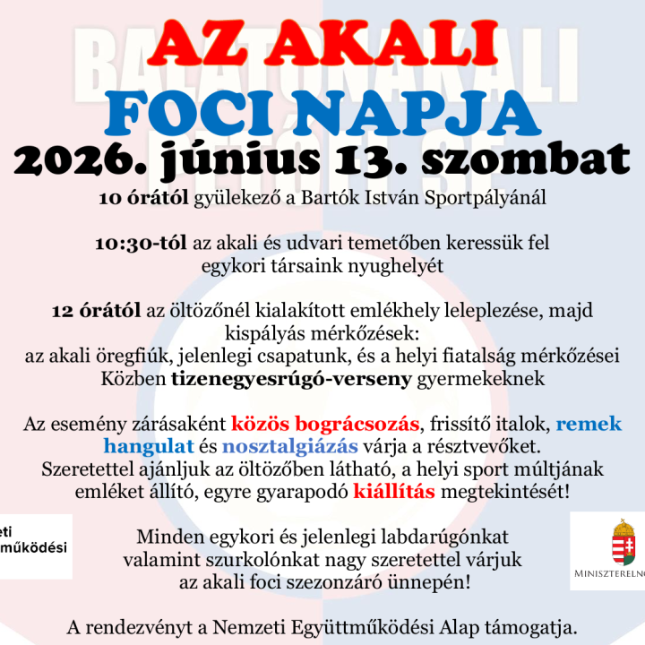 Az akali foci napja